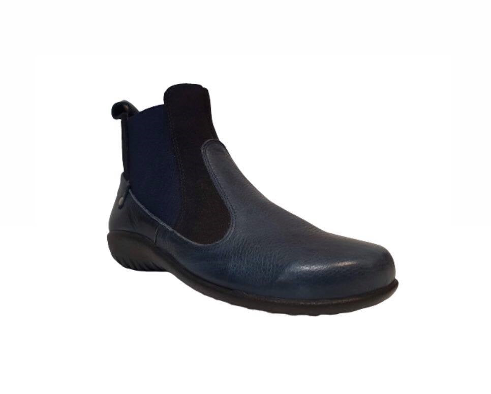 Naot Konini Blue Chelsea Ankle Boot Made In Israel