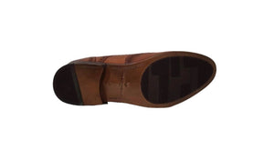 Martinelli 1492-2633EYM Cuero Light Tan Empire Leather 5 Eyelet Brogue Made In Spain