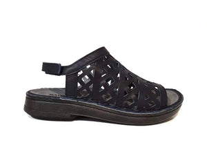 Naot Amadora Ink Blue Soft Leather Sandals Made In Israel
