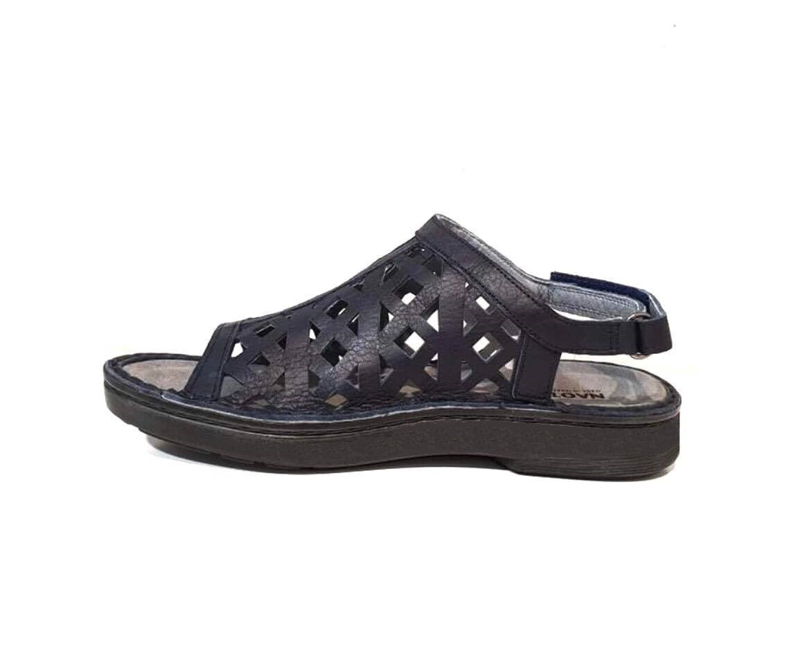 Naot Amadora Ink Blue Soft Leather Sandals Made In Israel