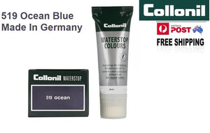 Shoe Care Products 519 Ocean Blue Cream Waterstop Collonil Sponge Applicator Tube 75ml