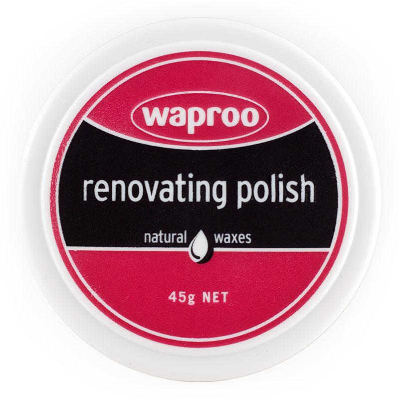 Shoe Care Products Waproo Dark Tan Renovating Polish 45g Made In Australia