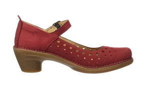 El Naturalista 5320 Tibet Red Court Shoe Made In Spain