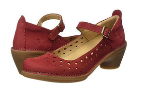 El Naturalista 5320 Tibet Red Court Shoe Made In Spain
