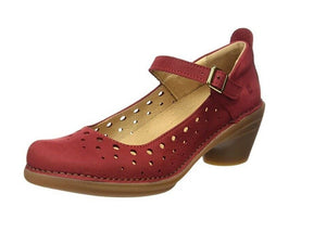 El Naturalista 5320 Tibet Red Court Shoe Made In Spain