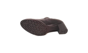 Wonders G-4701 Black Leather Court Shoe Made In Spain