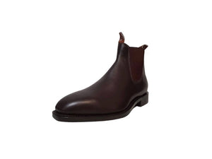 Thomas Cook Trentham Chestnut Brown One Piece Rubber Sole Chelsea Dress Boot