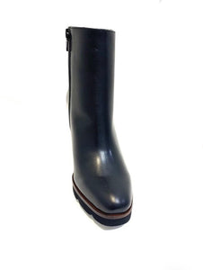 Wonders M-3532 Black Zip Ankle Made In Spain