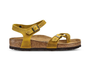 Birkenstock Taormina Ochre Oiled Leather Made In Germany